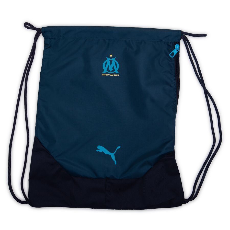 Marseille Gym Sack - Deep Blue/Bleu Azur - Men's-SoccerKits Hub | Buy Soccer Jerseys Online